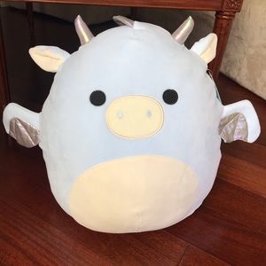 16” Kenny the Light Blue Dragon Squishmallow